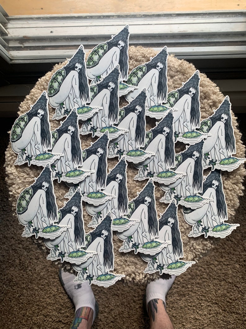 STICKER Turtle Head
