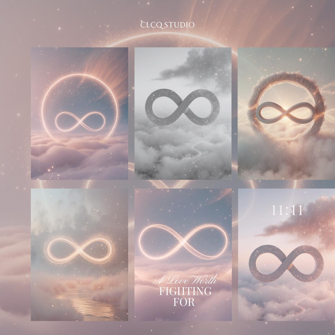 Spiritual Infinity Visual Bundle | Dreamy, Ethereal, Aesthetic Stock ...