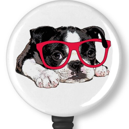 Dalmatian Dog Retractable Badge Reel ID Holder Etsy