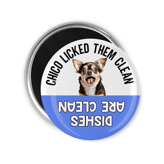 Custom Chihuahua Dishwasher Magnet: Funny Dog Kitchen Decor