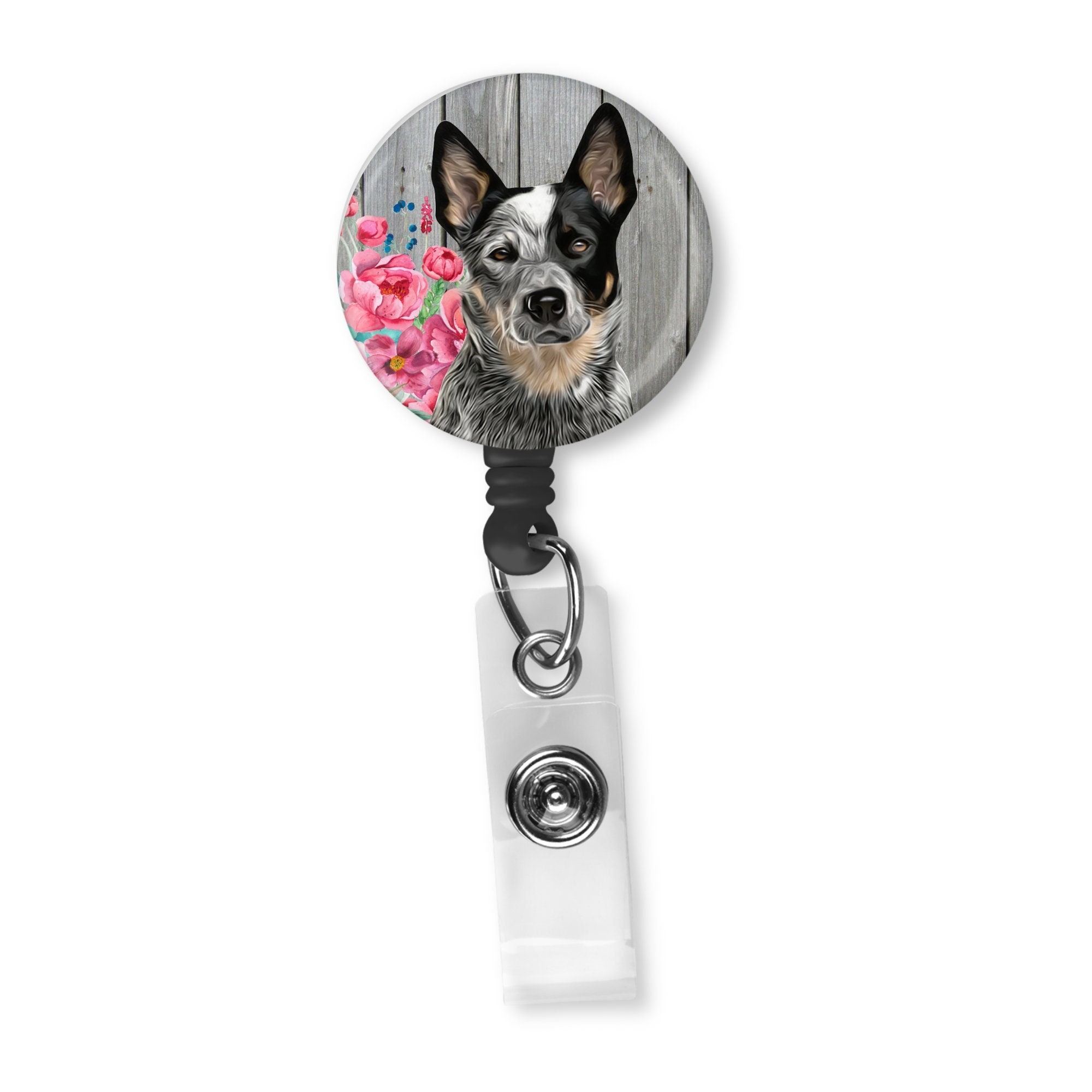 Australian Cattle Dog Wooden Keychain