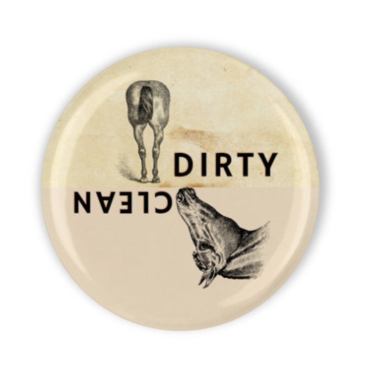 Horse Head and Horses Butt Funny Clean Dirty Dishwasher Etsy