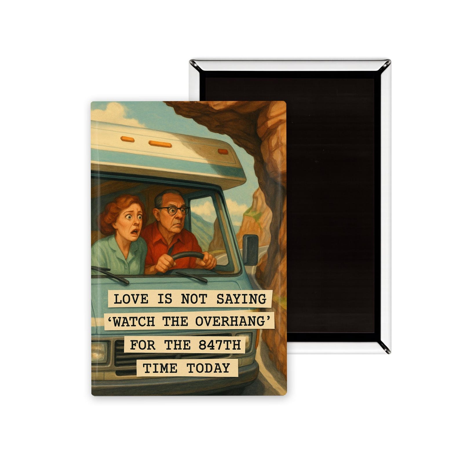 Funny RV Road Trip Magnet: Retro Camping Humor Gift - Etsy
