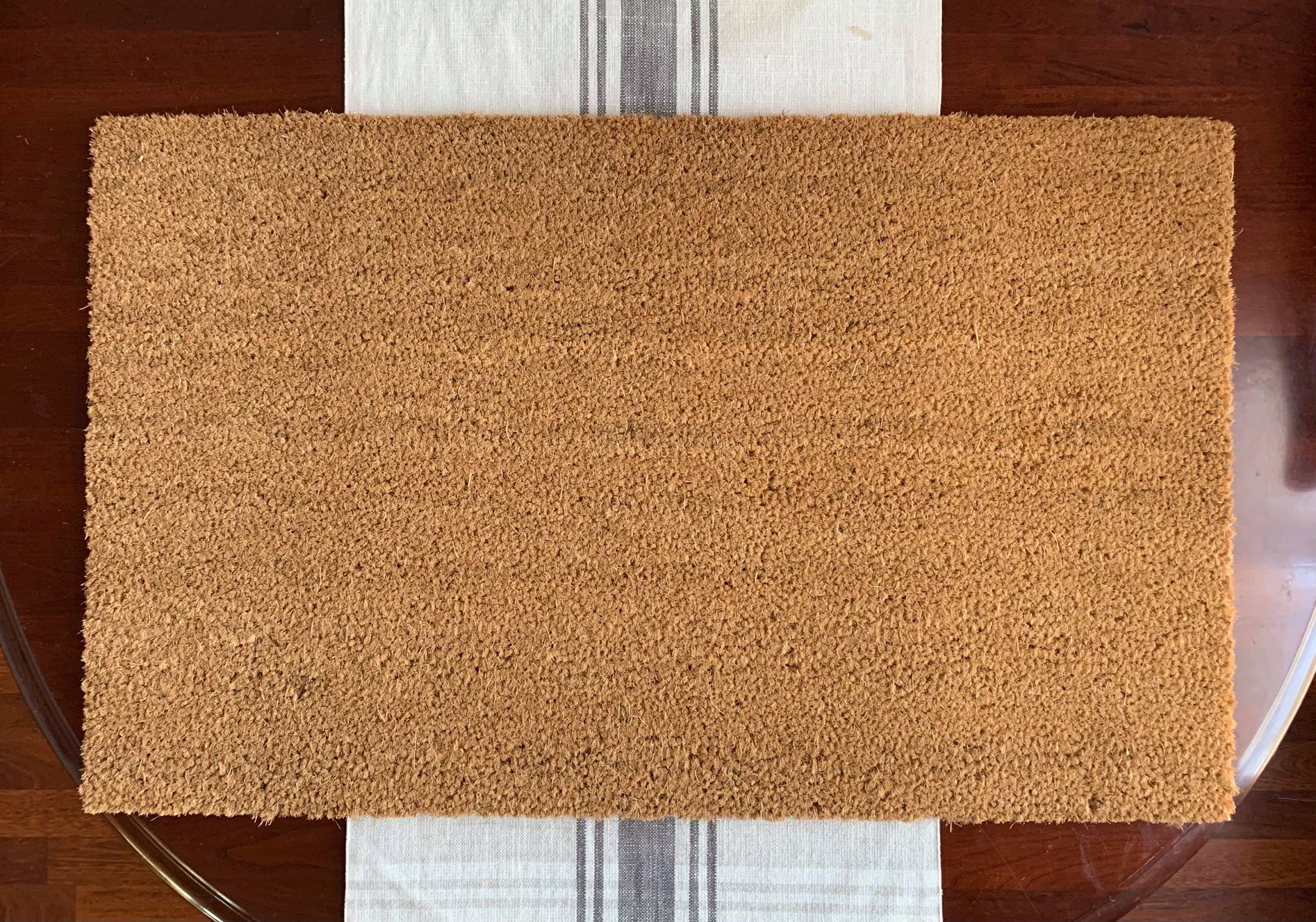 Custom Door Mat Family Name Doormat Last Coir Front Farmhouse Etsy