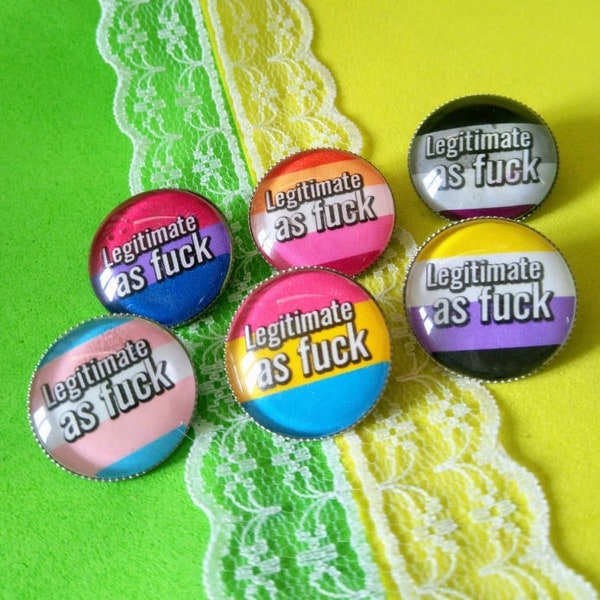 Broche lgbt pride, non binaire, transgenre, asexuel, pansexuel, bisexuel, lesbien, queer (au choix)