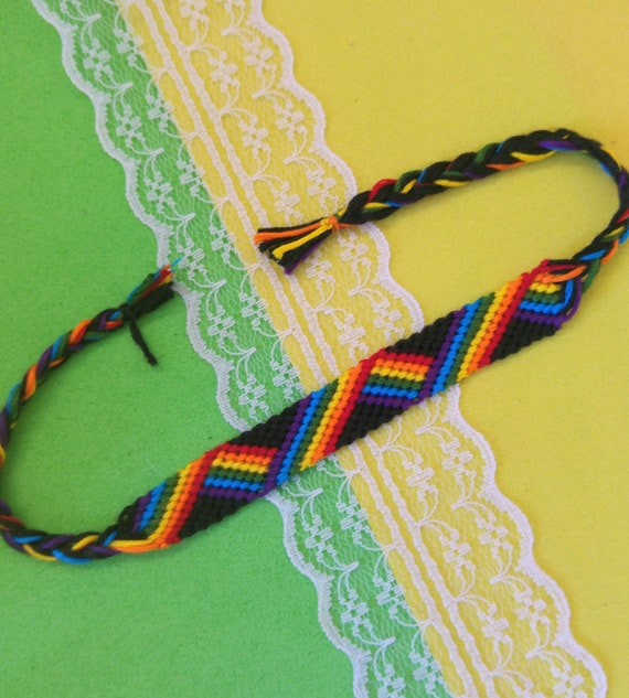Bracelet brésilien arc-en-ciel - Boutique-LGBTQIA