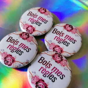 feminist drink my rules badge image 1