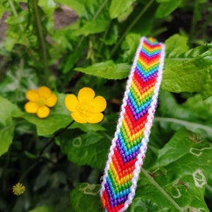 LGBT pride rainbow friendship bracelet, LGBT, gay pride, queer