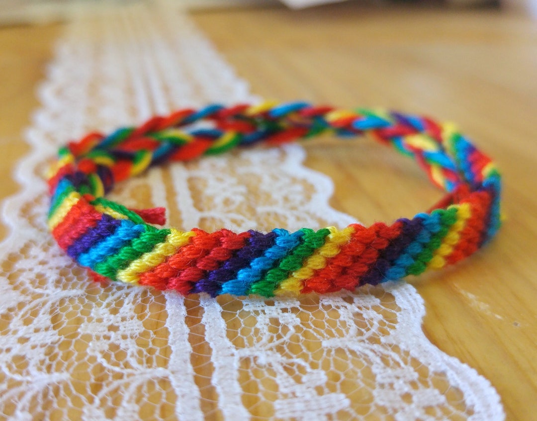 LGBT Pride Bracelet Rainbow Queer LGBTQ Gay Pride Lgbt Gift - Etsy