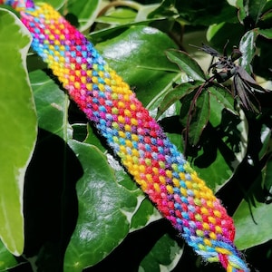 LGBT gay pride friendship bracelet, rainbow queer LGBTQ