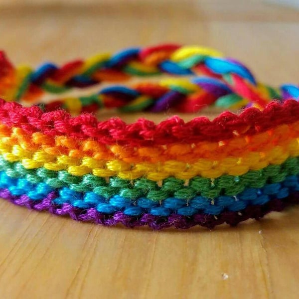 Bracelet LGBT queer gay pride arc-en-ciel LGBTQ multicolore- drapeau lgbt- drapeau gay- cadeau lgbt- bijou lgbt