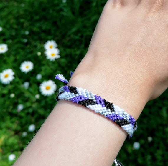 Asexual Ace Pride Friendship Bracelet Asexuality