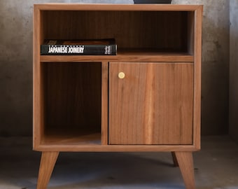 Minimalist Mid-Century Modern Nightstand