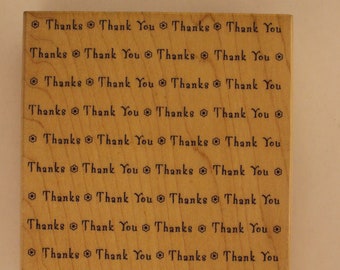 Thank You S1241 Hero Arts 1997