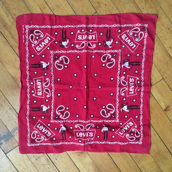 60’s Levi’s Cowboy Bandana - image 2