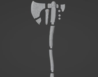 Leviathan Axe STL 3D File