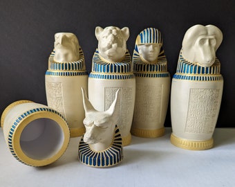 Egyptian Canopic Jars - The Mummy