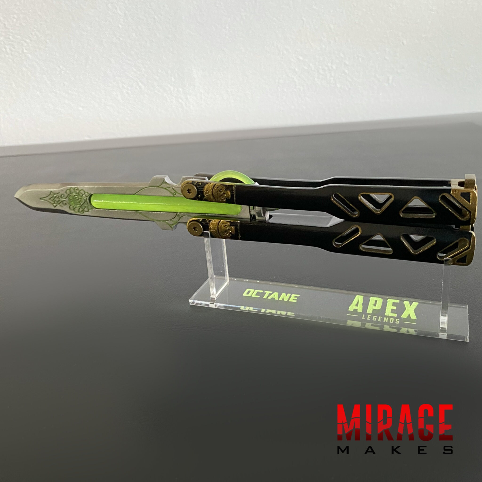 Apex Legends Octane Heirloom Butterfly Knife Cosplay