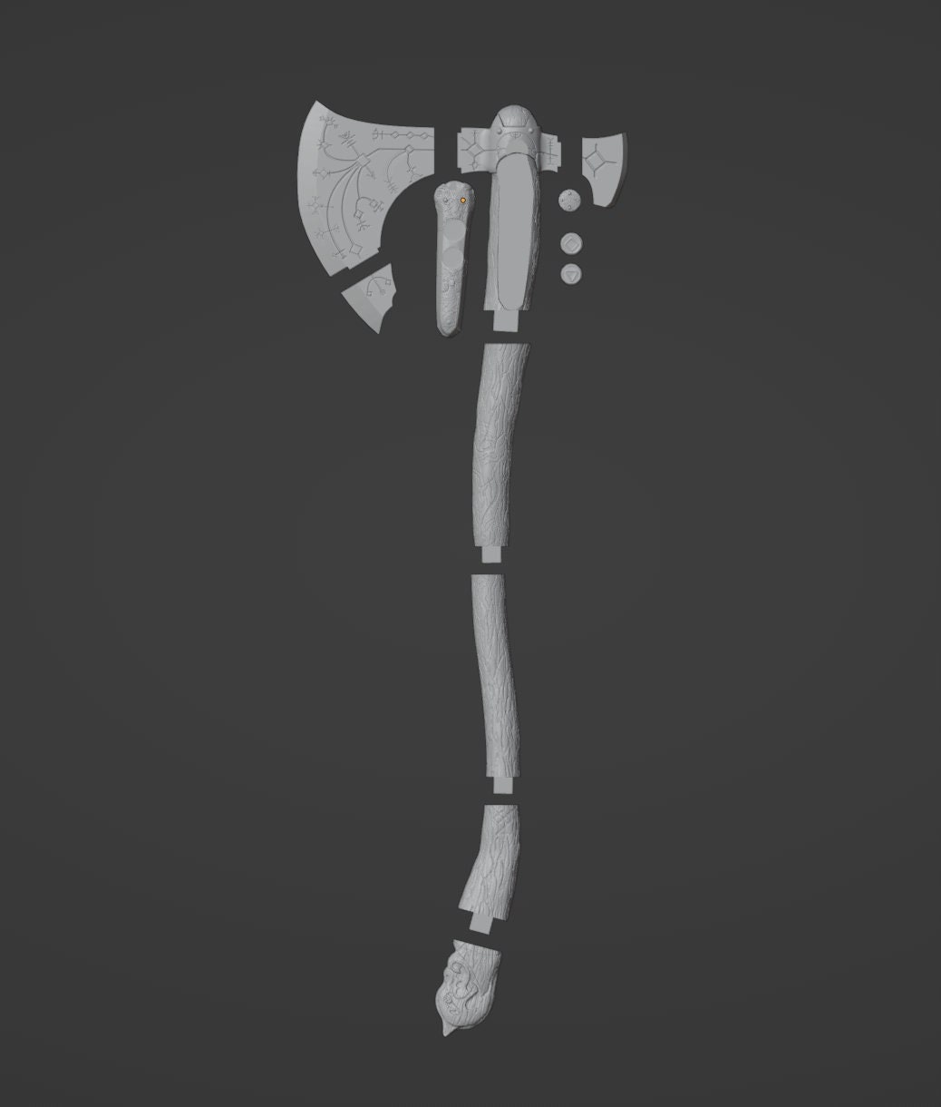 Leviathan Axe STL 3D File