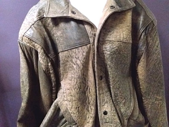 baggy brown jacket