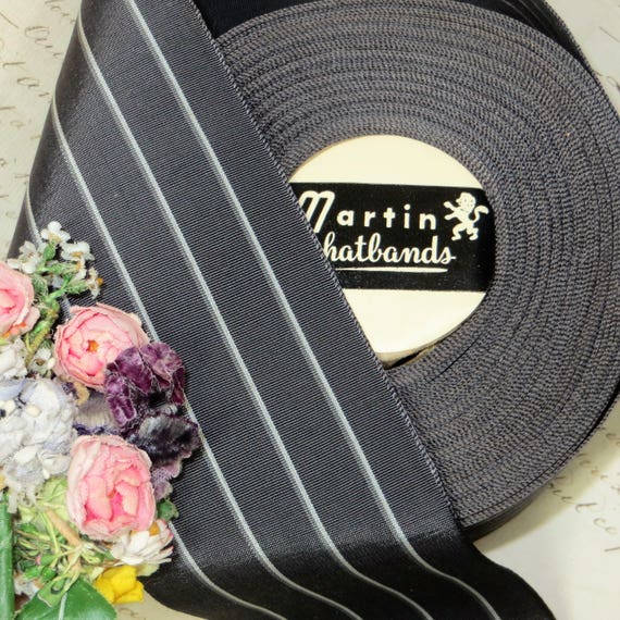Nine Stripe Webbing: Pink & Gray Nine Stripe Webbing: Pink & Gray