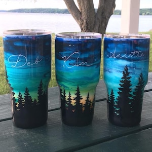 Exquisite Personalized Night Sky Tumbler: A Piece of Nature in Your Hands!