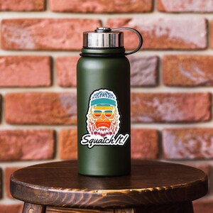 Sasquatch Tumbler sticker, Big Foot Sticker Car Sticker, Laptop Decal, Water Bottle Sticker, Yeti sticker Sasquatch vibes