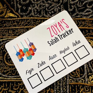 Salah tracker| Kids Salah Tracker |Salah prayer tracker for Muslim kids