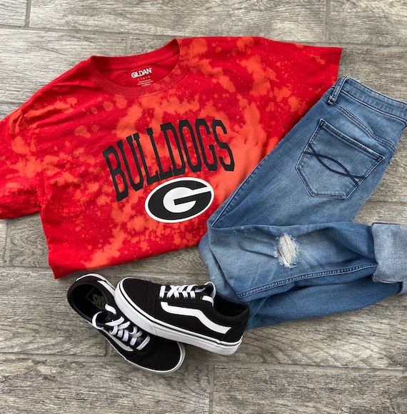 Bleached Retro Bulldogs Tee Bleached Retro Bulldogs Tee