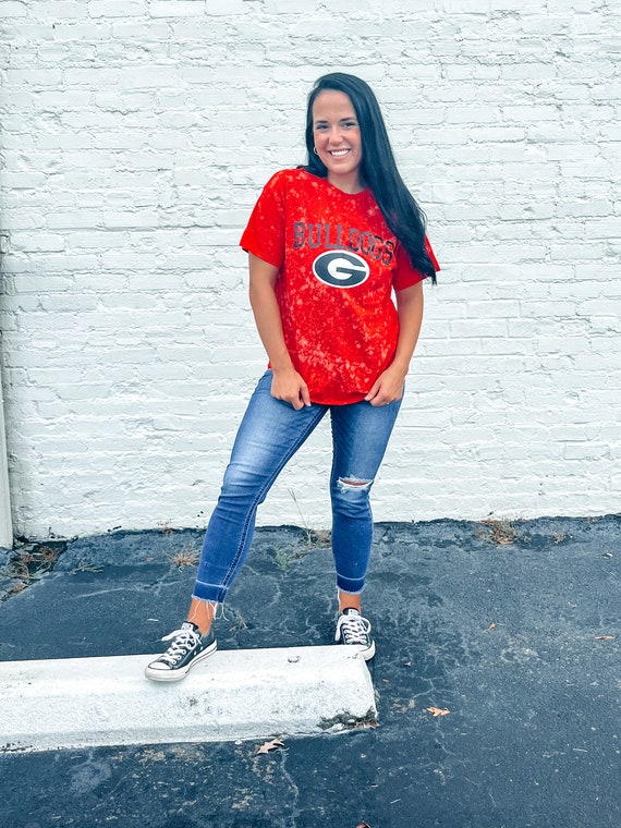 Bleached Retro Bulldogs Tee Bleached Retro Bulldogs Tee