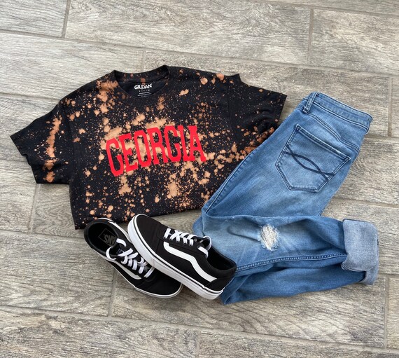 Bleached Retro Bulldogs Tee Bleached Retro Bulldogs Tee