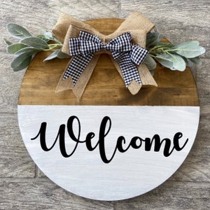 Welcome Door Sign | Door Sign | Home Sign | Front Door Decor |Home Gift, Wood Door Sign | Door Hanger | Wood Door Hanger | Front Door Sign
