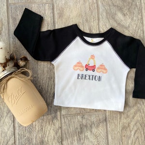 Pumpkin Tractor Shirt | Pumpkin Patch Shirt | Boy Pumpkin Patch Shirt | Personalized Pumpkin Shirt | Personalized Pumpkin Patch Shirt