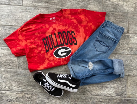 Bleached Retro Bulldogs Tee Bleached Retro Bulldogs Tee