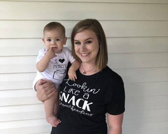 Breastfeeding Shirt | Lookin' Like A Snack | Mama Shirt | Mom Shirt | Breastfeeding Mom Shirt