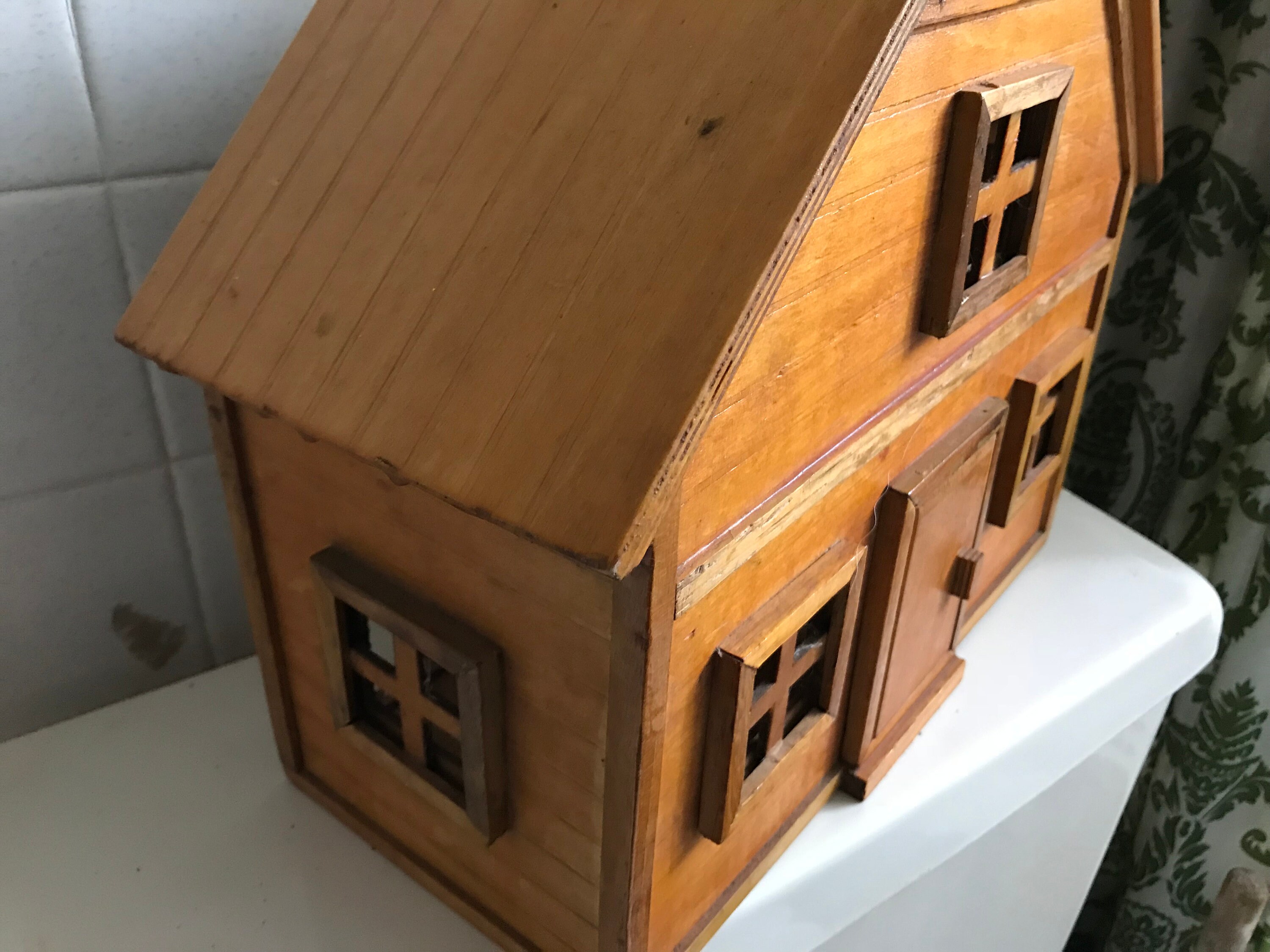 Handmade wood doll house Etsy