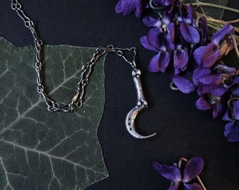 Noonwraith | Czarownica Collection | Czarownica, Witchy, Bone Jewelry, Sterling Silver, Slavic, Folklore, Dark Academia, Boline