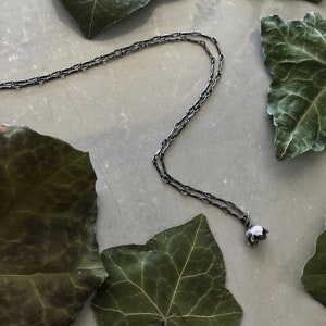 Lily of the Valley | Flower Necklace, Sterling Silver, Botanical Jewelry, Handmade, Witchy Jewelry, Hedgewitch, Dark Academia, Victorian
