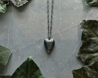 A Hard Thing to Contain | Silphium Collection | Witchy Jewelry, Sterling Silver, Heart Jewelry, Coquette, Cottagecore