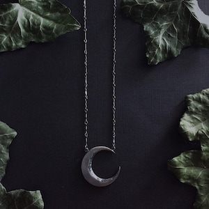Colección Crone Moon / Baba Yaga / Czarownica, Joyas de brujas, Baba Yaga, Plata esterlina, Eslava, Folklore, Joyas lunares