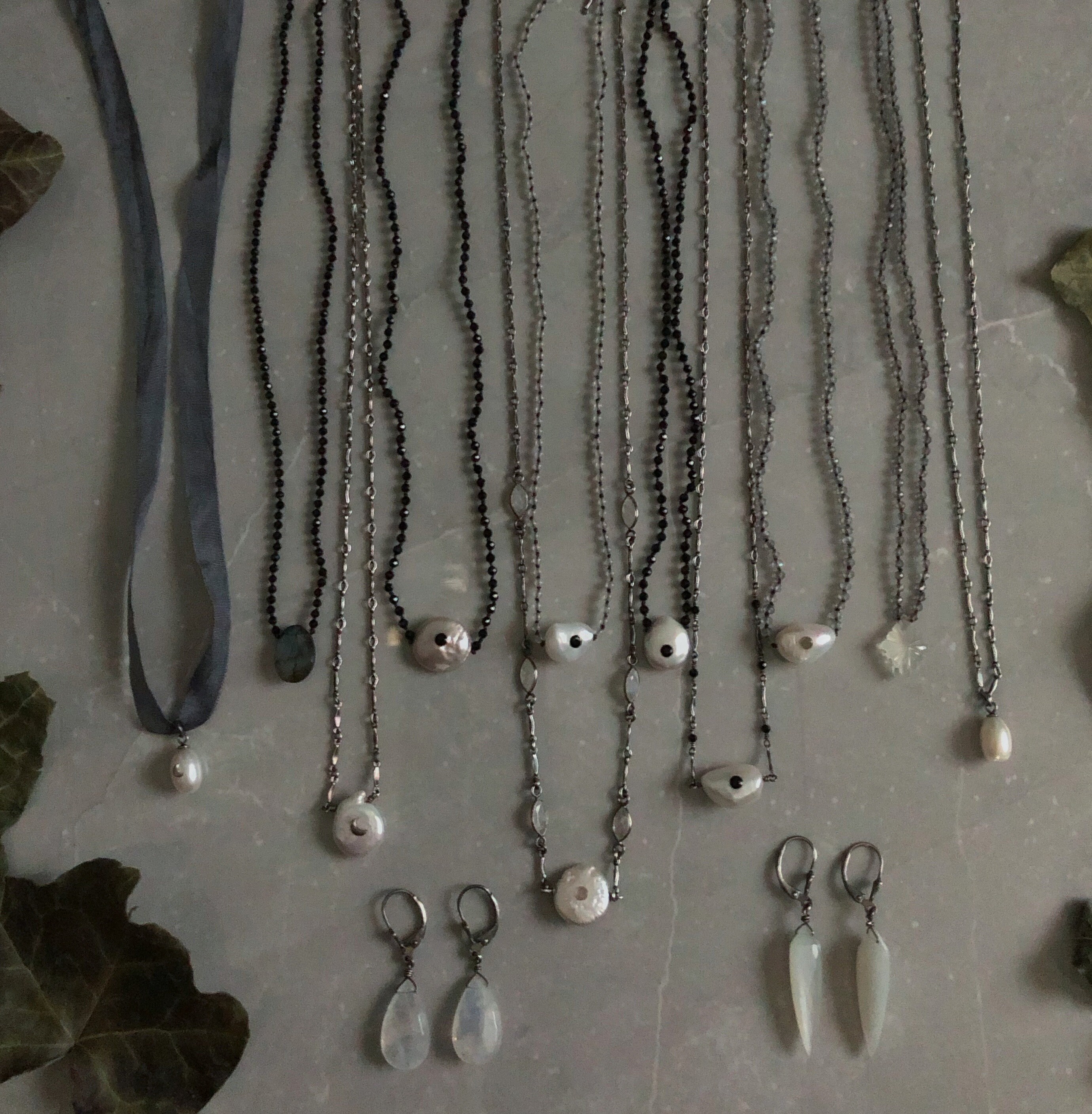 TATIANA☆[Silver925] Star Toggle 6ｍｍ Onyx Necklace Designer fashion, Seoul-fully created | W Concept