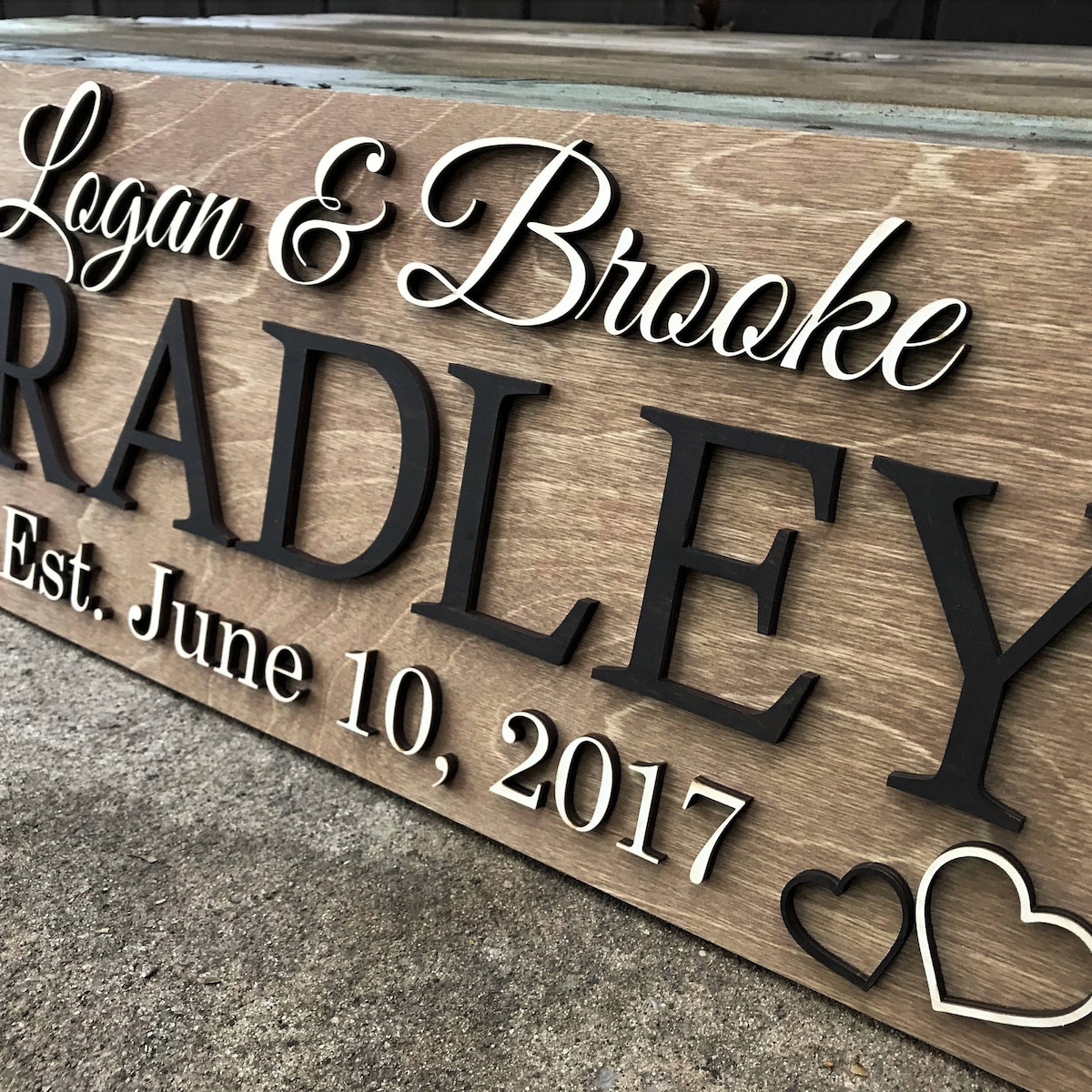 Personalized Wedding Gift Last Name Established Sign Family Name Sign Wooden Sign Custom Wood Sign Anniversary Couple Gift Personalized Sign - Etsy