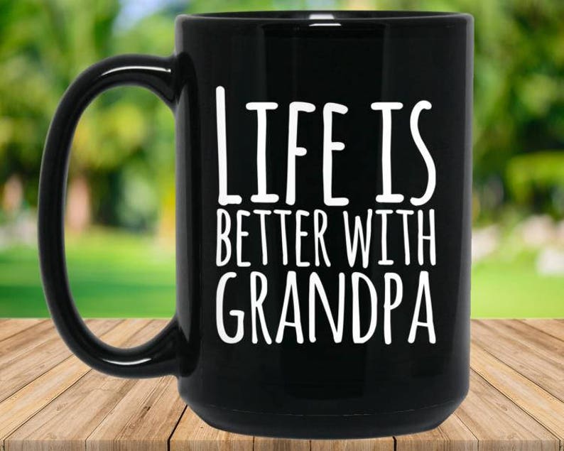 Tasse à Café "Meilleur Grand-Père" - Cadeau Personnalisé, Design MoonWorks