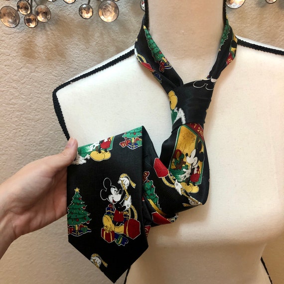 Fun Mickey Mouse Christmas Necktie - Mickey Unlim… - image 9