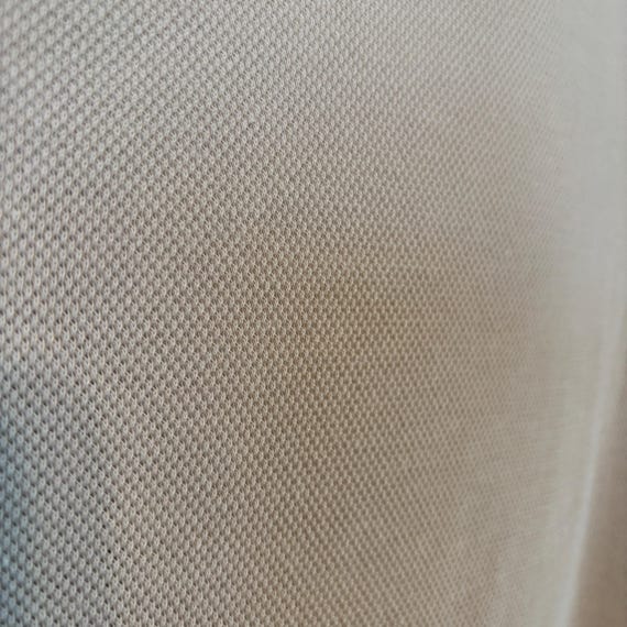 Basic Classic Beige Mens XL Pique Weave Cotton Bl… - image 9