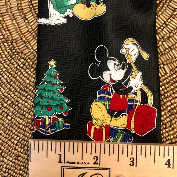 Fun Mickey Mouse Christmas Necktie - Mickey Unlim… - image 3