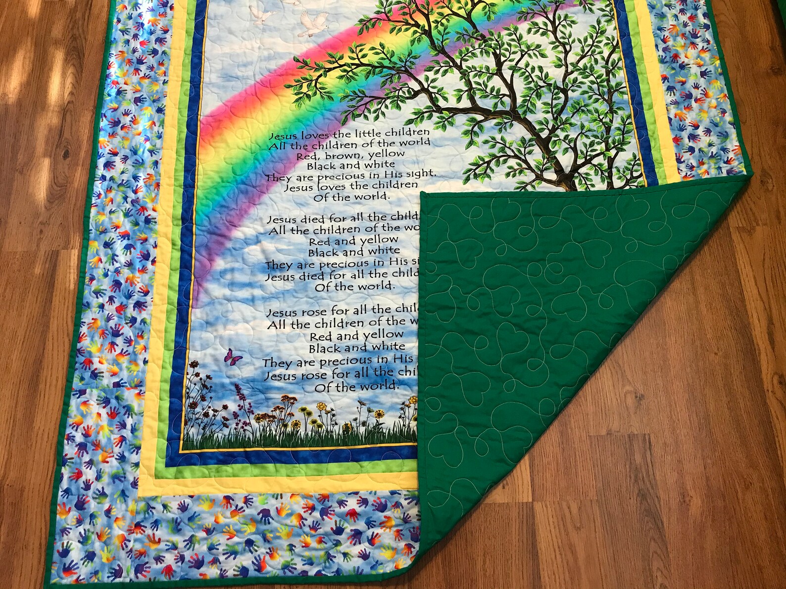 Jesus Loves Me Quilt Etsy