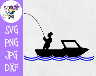 Free Free 112 Svg Simple Fishing Boat Silhouette SVG PNG EPS DXF File