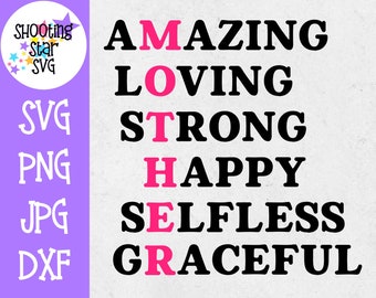 Download Mother Acronym Svg Etsy