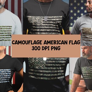 Camouflage American Flag Bundle - Sublimation American Flag